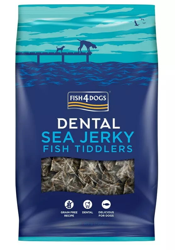 Suņu kārums FISH4DOGS Dental Sea Jerky