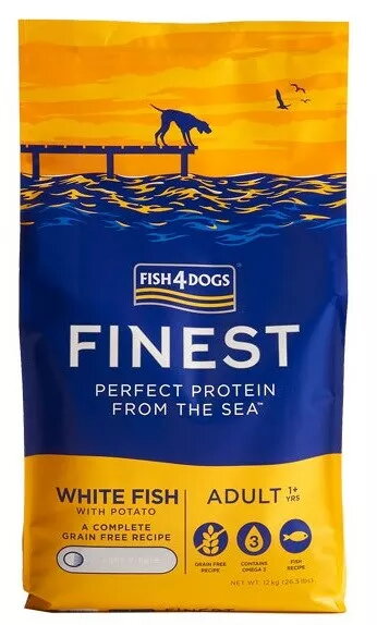 Sausais suņu barības FISH4DOGS Finest Ocean