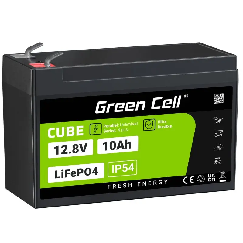 Green Cell LFPGC12V10AH Litija dzelzs fosfāta