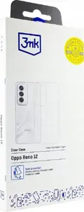Прозрачный защитный чехол для Oppo Reno 12 от 3MK — прозрачный TPU
