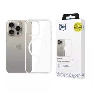 Cover 3MK Clear MagCase iPhone 15 Pro Transparent 15.5 cm
