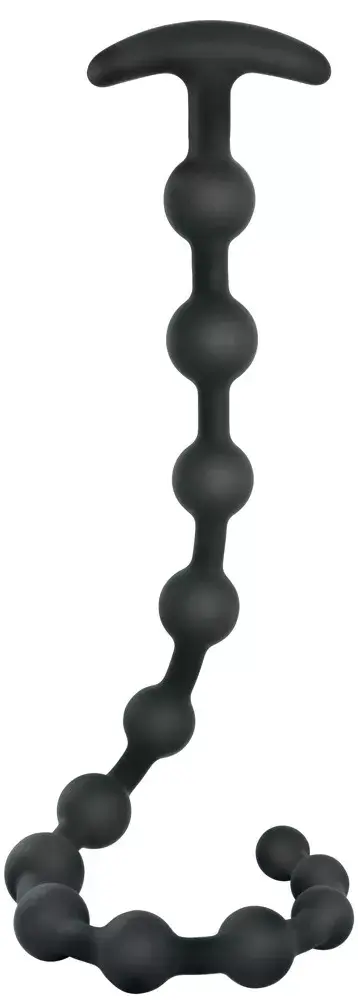 Анальные бусы Black Velvets силикон 50 см Photo 2