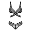 Комплект Obsessive Blomentis M/L чёрный Photo 6