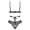 Комплект Obsessive Blomentis M/L чёрный Photo 7