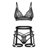 Комплект Obsessive Blomentis M/L чёрный Photo 7