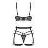 Комплект Obsessive Blomentis M/L чёрный Photo 8