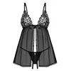 Беби-долл Obsessive Blomentis XS/S черный Photo 5