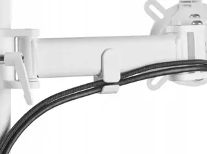 Monitor mount One For All DM 2120 Single White — single-screen desk mount, fixed height, VESA compatible