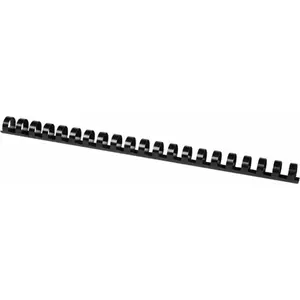 Binding spines A4 14 mm (115 sheets) 100 pcs, Office Products — black