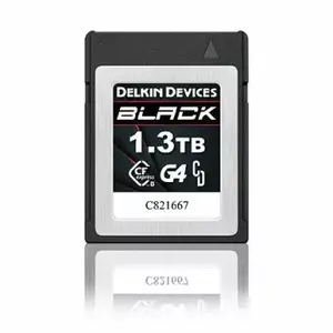 CFexpress memory card Delkin BLACK 150 GB Class 10, Black