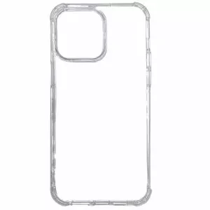 Silicone case for iPhone 14 by connect — transparent, military shockproof