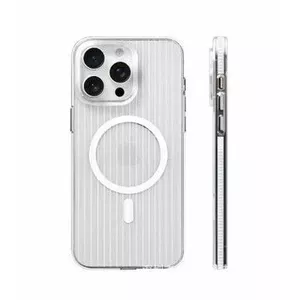 Protective phone case Evelatus for iPhone 16 Pro Transparent White with MagSafe support