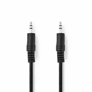 Audio Cable Nedis CAGL22000BK15 1.5m 3.5mm Male to Male Black