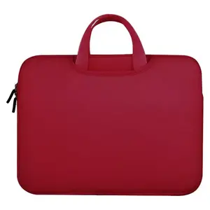 Hurtel laptop bag 15.6, neoprene sleeve, red — fits 15.6-inch laptops