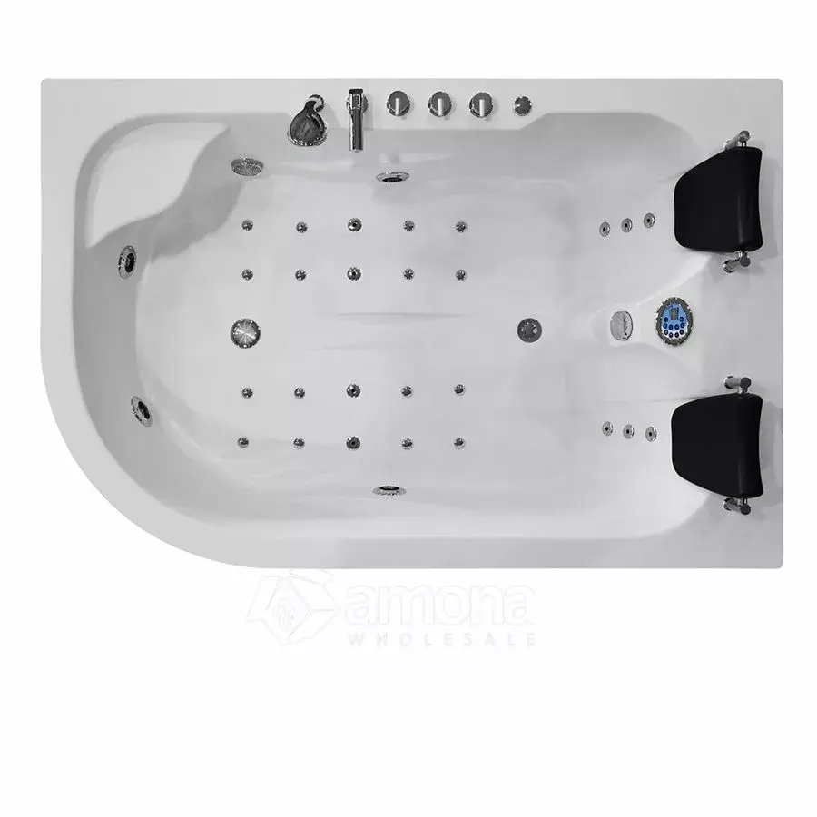 Massage bath AMUE AMO-1631 Turbo+ left 180×120 cm Photo 5