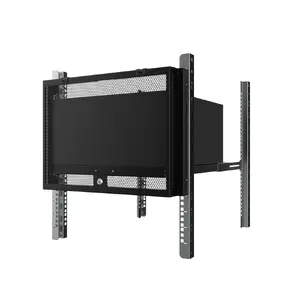 Lanview RAB508BL 8U 19-inch Security Cover Panel Made of Steel in Black