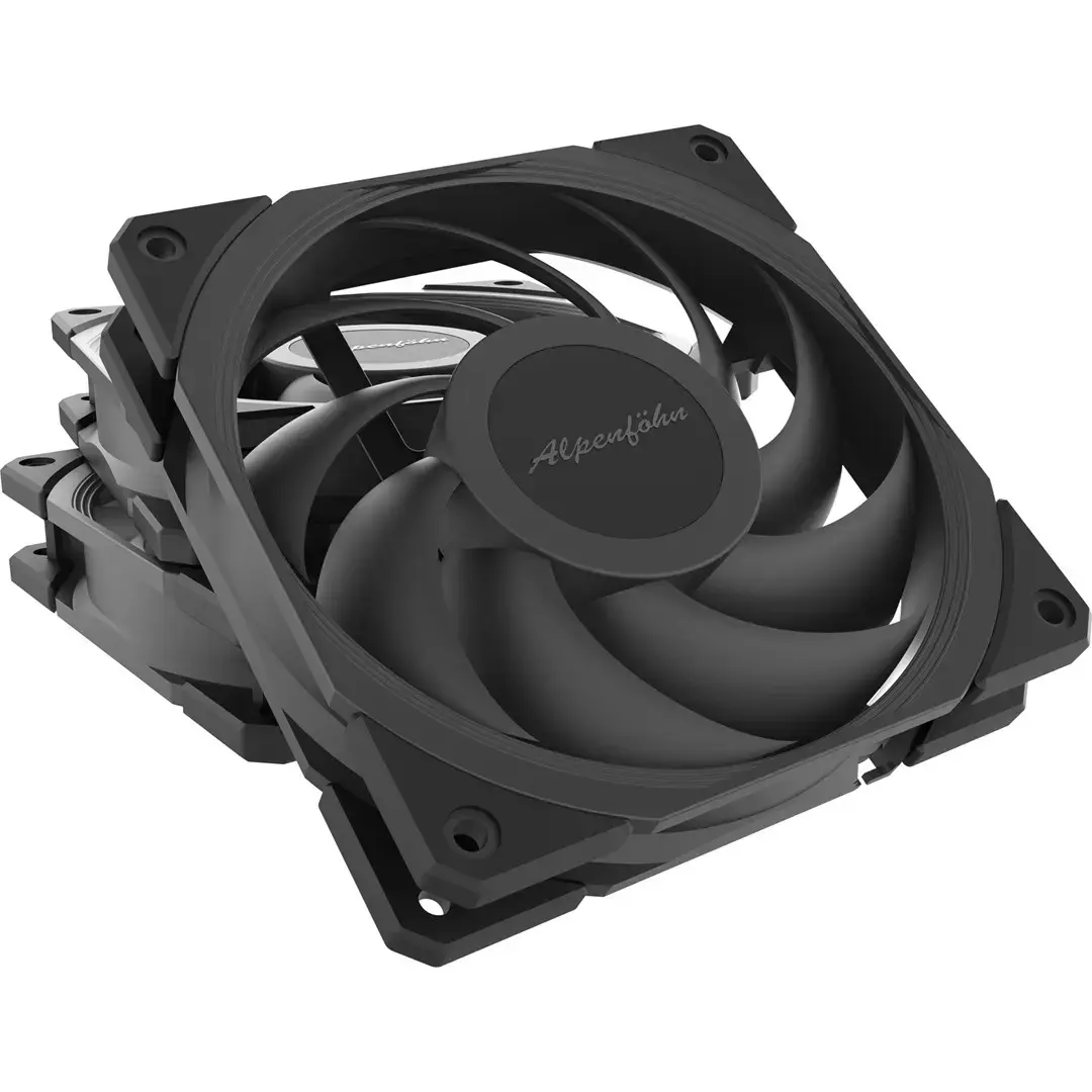 Jetstream Fans Alpenföhn JetStream Triple black — 3 fans | AiO.lv
