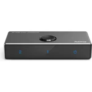 HAMA 8K HDMI bidirectional switch — 1 In 2 Out / 2 In 1 Out, model 00205324
