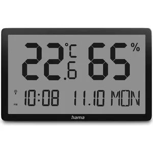 Цифровая метеостанция Hama 00222232 Черная Внутренний термометр Гигрометр