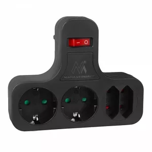 Разветвитель питания MACLEAN MCE224G 4 розетки 16A с заземлением