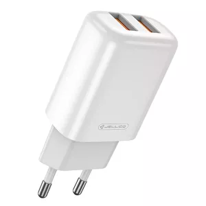 Зарядное устройство Jellico EU02 12W 2x USB 2.4A — сетевое зарядное с двумя USB-портами 12W