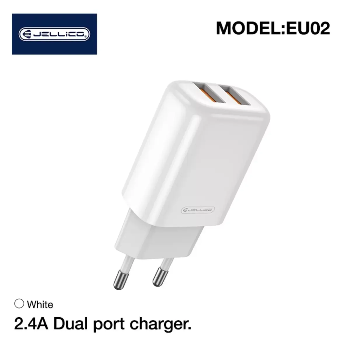 Lādētājs Jellico EU02 12W 2x USB 2.4A Photo 2