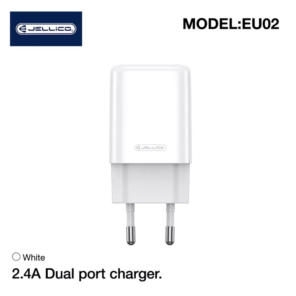 Lādētājs Jellico EU02 12W 2x USB 2.4A Photo 3
