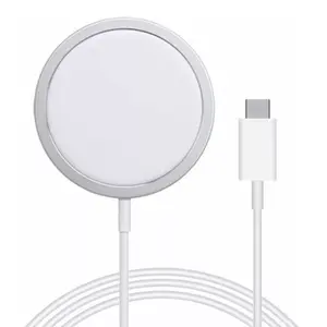 Беспроводное зарядное устройство Jellico W11 15W Qi MagSafe-ready для iPhone 12–16 белое