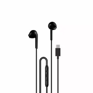 Austiņas Dudao Dudao X3C Iekšējās vadu USB-C 1.2m melnas