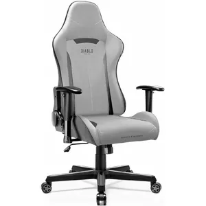 Ergonomic Diablo Chairs X-Starter gaming chair, adjustable height, gray