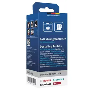 Таблетки для чистки Bosch 00312453 для кофемашин Bosch и Siemens, набор для автоматической очистки