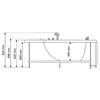 Bathtub AMUE AMO-0202 150x100 cm Photo 7