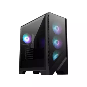 PC case MSI MAG FORGE 321R AIRFLOW Midi Tower — Black, ATX/Micro-ATX/Mini-ITX, side window, 472×210×498 mm