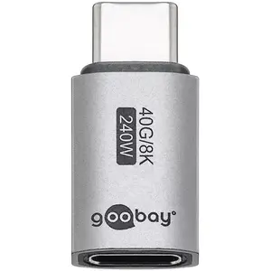 USB-C Gender Changer Goobay 74447 Silver Nickel Gold