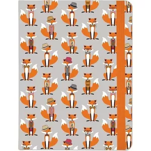 Блокнот Peter Pauper Press Midi Notebook Elegant Foxes — линованный миди-блокнот, Peter Pauper Press