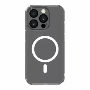 Прозрачный чехол connect для Apple iPhone 15 Pro Max с магнитной защитой камеры
