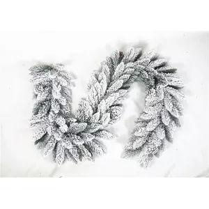 Artificial Snowy Fir Garland CHRISTMAS_TO HJG65 180cm – decorative festive garland with snow effect