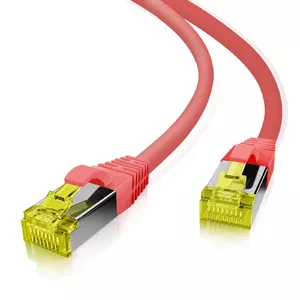 Networking Cable Helos 338723 RJ-45 Cat6a 7 m Red Yellow