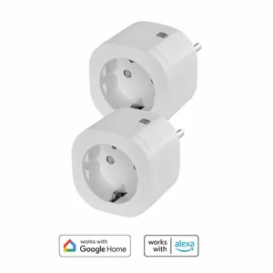 Smart plug bundle Omajin OBU-2SP-SK-01 2-pack Wi‑Fi with energy monitoring