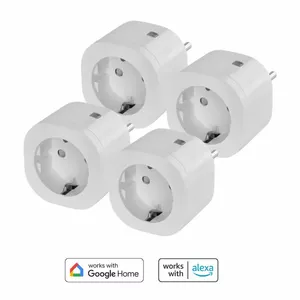 Smart plug bundle Omajin OBU-4SP-SK-01 — 4-pack Wi‑Fi compatible smart outlets