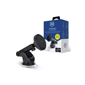 Car Charger 3MK Mag Charger Window & Dashboard Wireless Fast Charging for MagSafe-compatible devices
