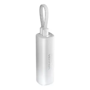 Power bank Vention FHWM0 20W USB 5000mAh, universal charger compatibility