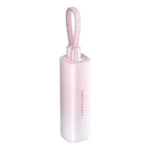 Power bank Vention FHWR0, portable USB-C/USB-A charger, universal compatibility
