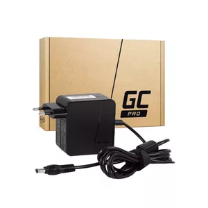 Блок питания Green Cell AD25PV2 65W, 19В 3.42A AC‑DC для ноутбука, чёрный