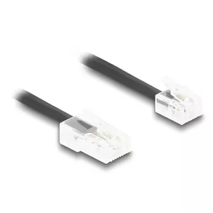 telephone cable DeLOCK 88479 2 m Black RJ-11 RJ-45