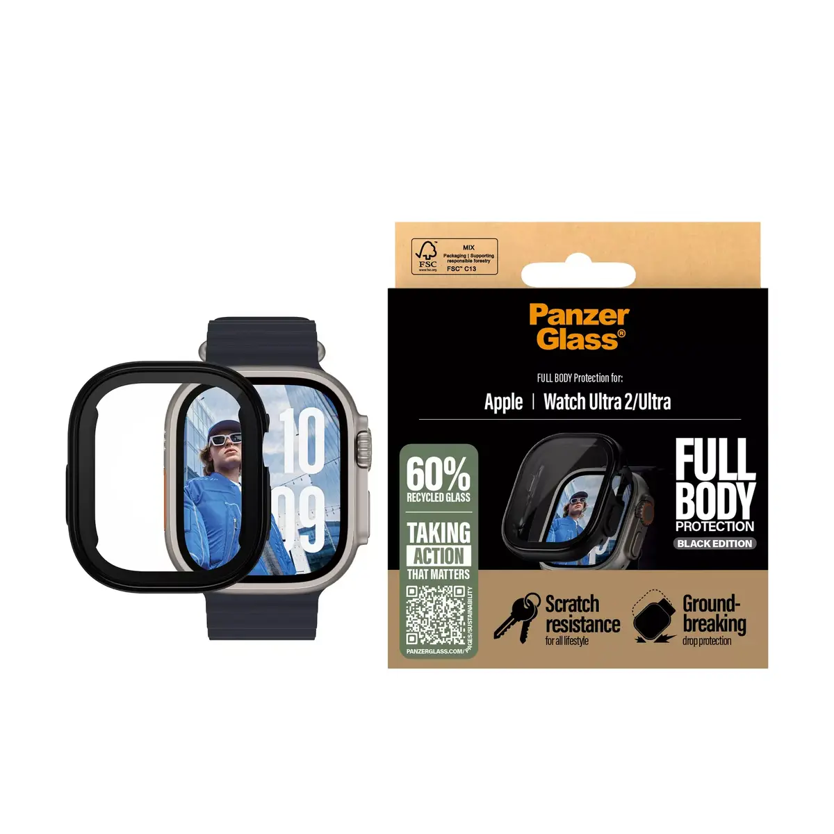 Ekrāna aizsargstikls PanzerGlass Apple Watch Ultra 2 Photo 2