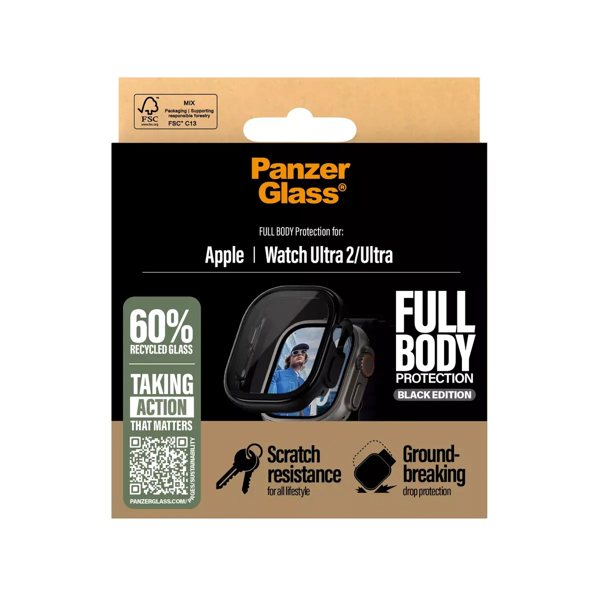 Ekrāna aizsargstikls PanzerGlass Apple Watch Ultra 2 Photo 3