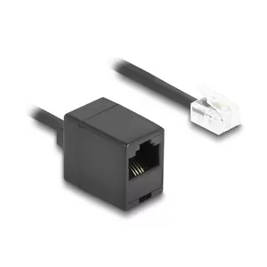 DeLOCK telephone cable 2 m Black RJ-11 RJ-45 88721