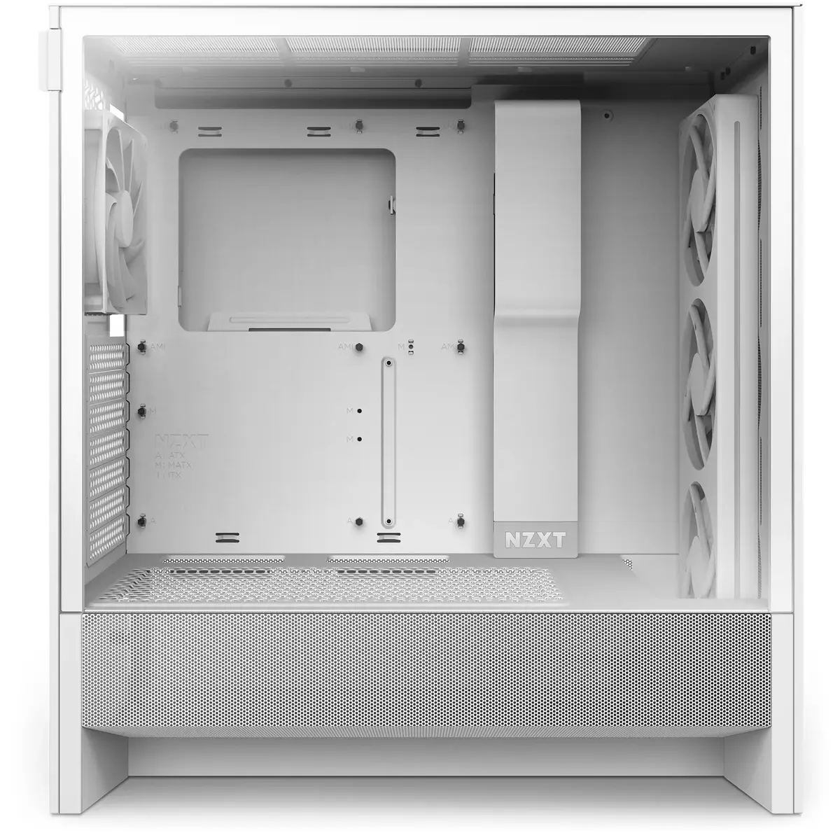 NZXT H5 Flow RGB Midi Tower White корпус ПК Photo 7