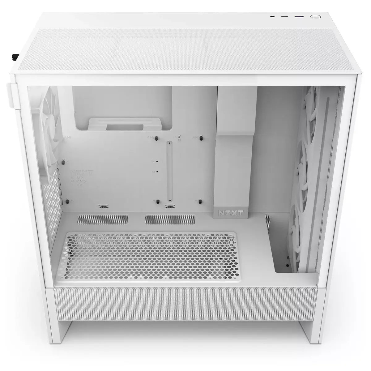 NZXT H5 Flow RGB Midi Tower White корпус ПК Photo 8